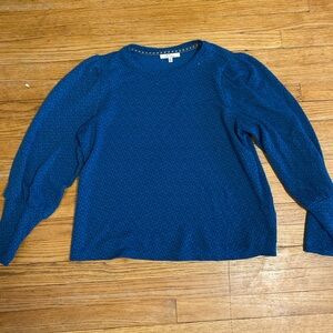 Les Serein Women’s Wanderers Puff Sleeve Knit top size XXL